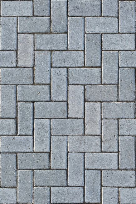 Interlocking brick paver pattern